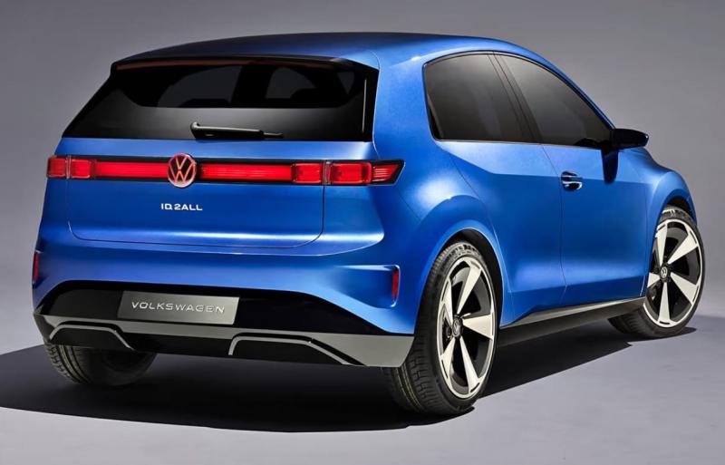 Az Volkswagen ID.2-ből egy izgalmas hárommotoros sportváltozat is készülhet, amely még dinamikusabb vezetési élményt ígér.