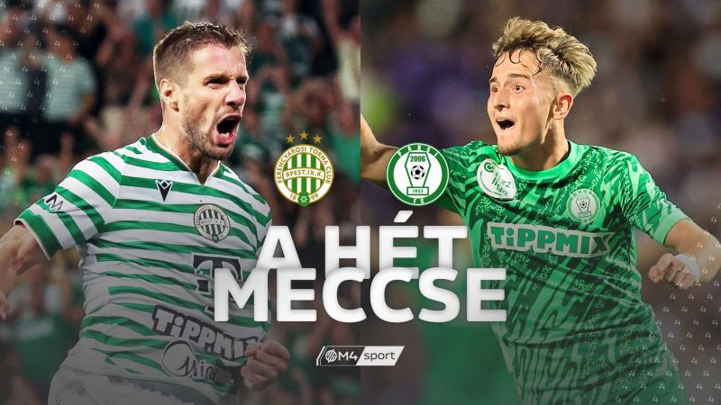 A hét izgalmas találkozója: Ferencvárosi TC és Paksi FC összecsapása a M4 Sporton!